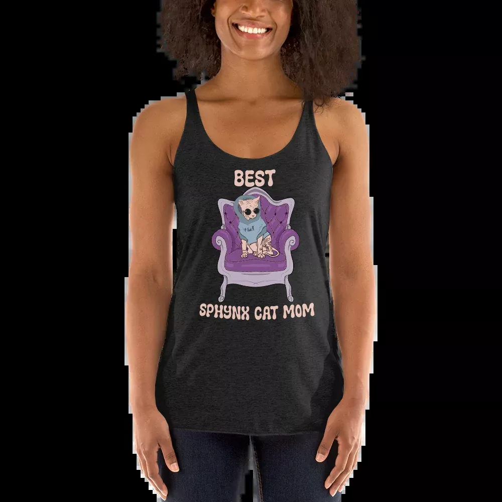 "BEST SPHYNX CAT MOM" TANK