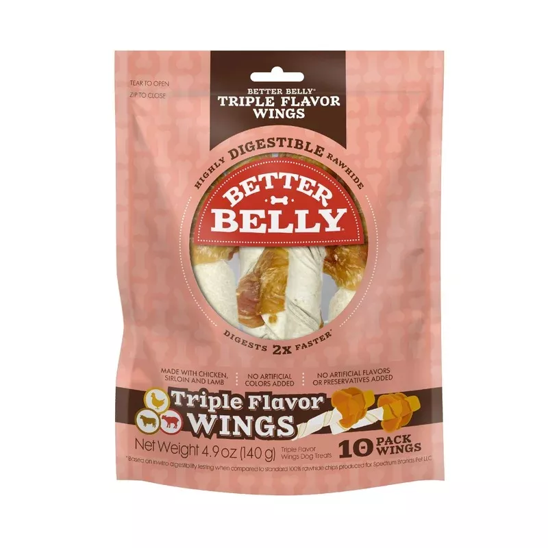 Better Belly Triple Flavor Wings Rawhide Dog Treat With Chicken Sirloin & Lamb 10pk – Transform Your Backyard into a Wildlife Oasis for All Creatures