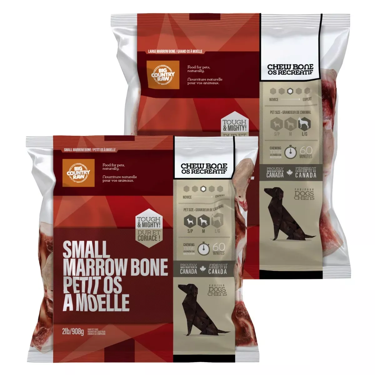 Big Country Raw Chew Bone for Dogs - Marrow