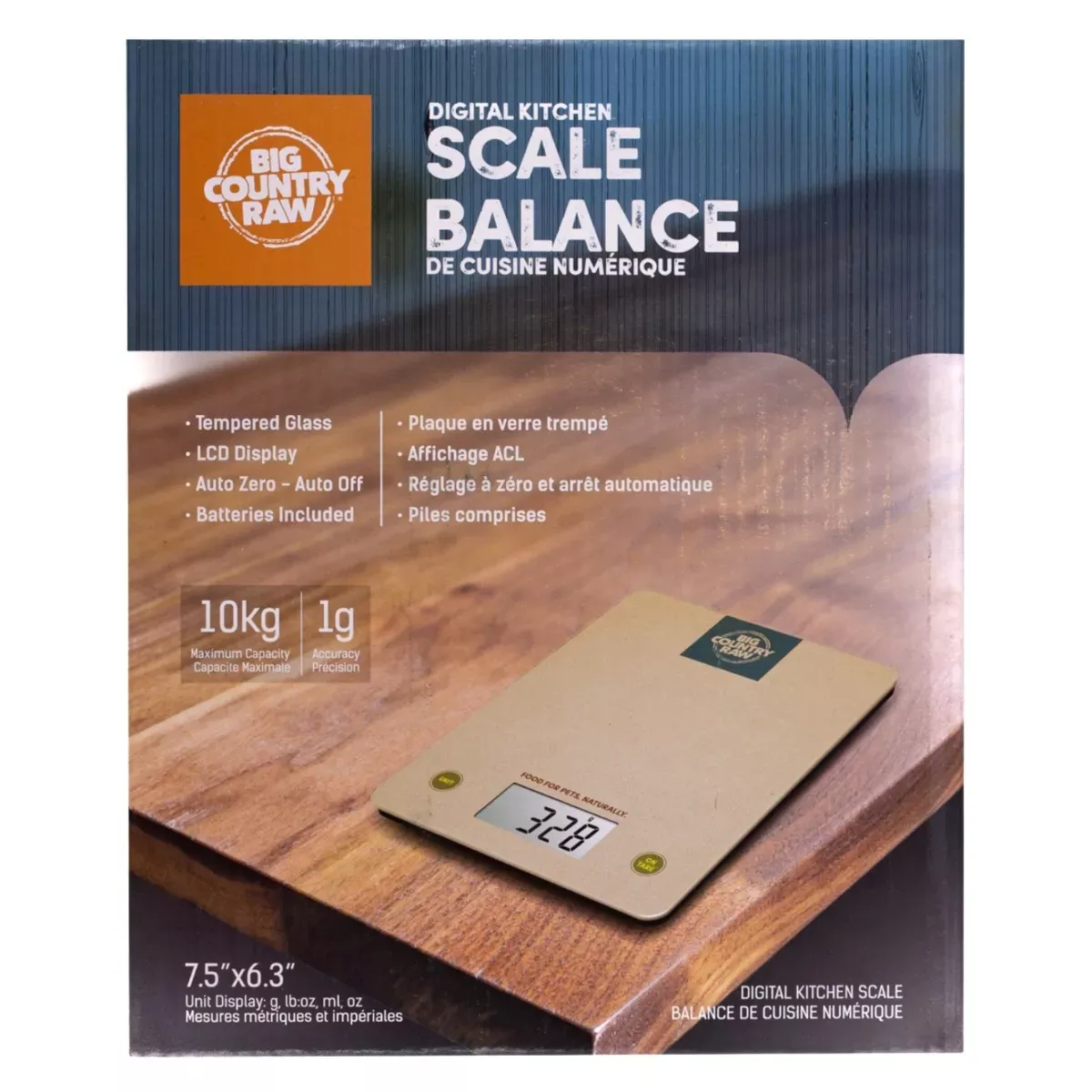 Big Country Raw Digital Kitchen Scale