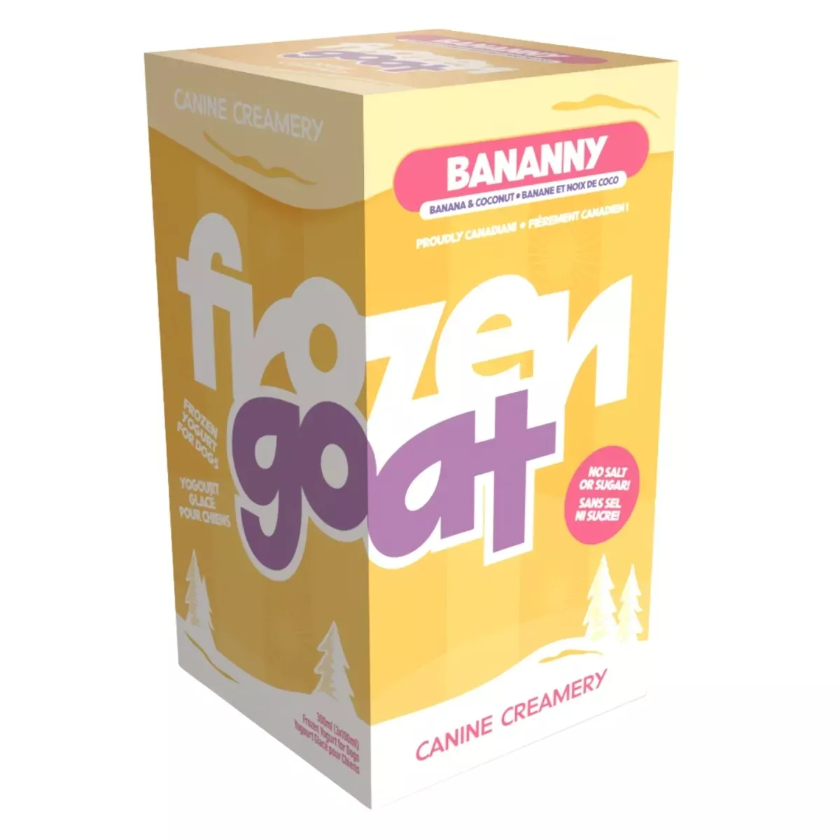 Big Country Raw Frozen Goat Yogurt for Dogs - Bananny Recipe