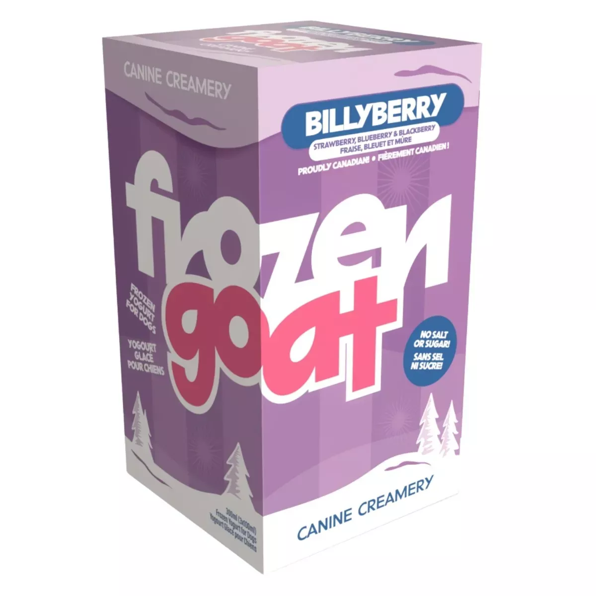 Big Country Raw Frozen Goat Yogurt for Dogs - Billyberry Recipe