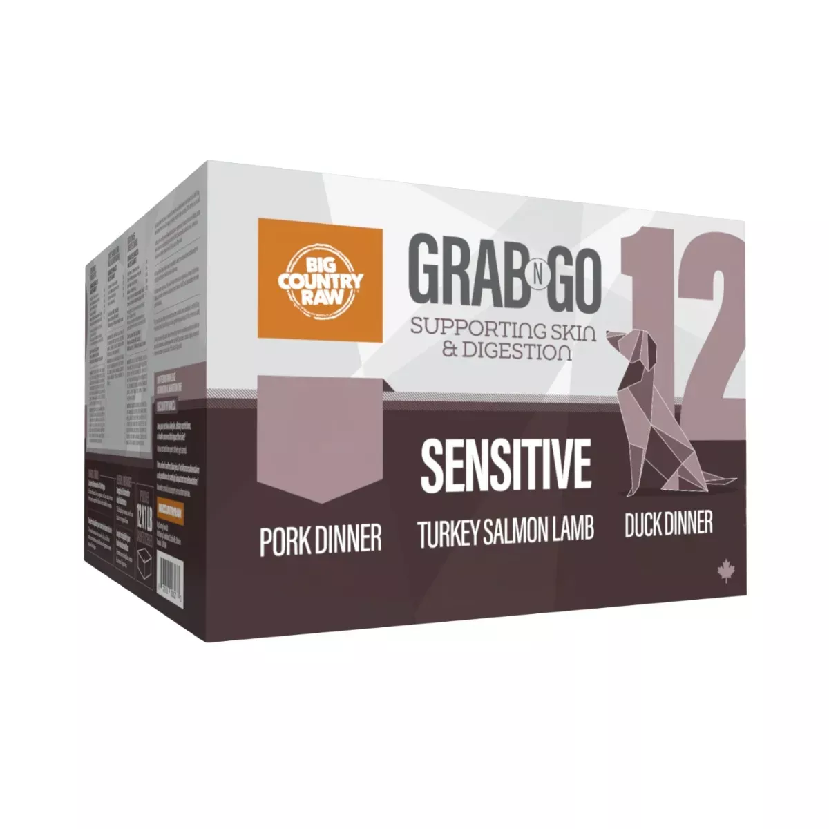 Big Country Raw Grab N Go Variety Box for Dogs - Sensitive