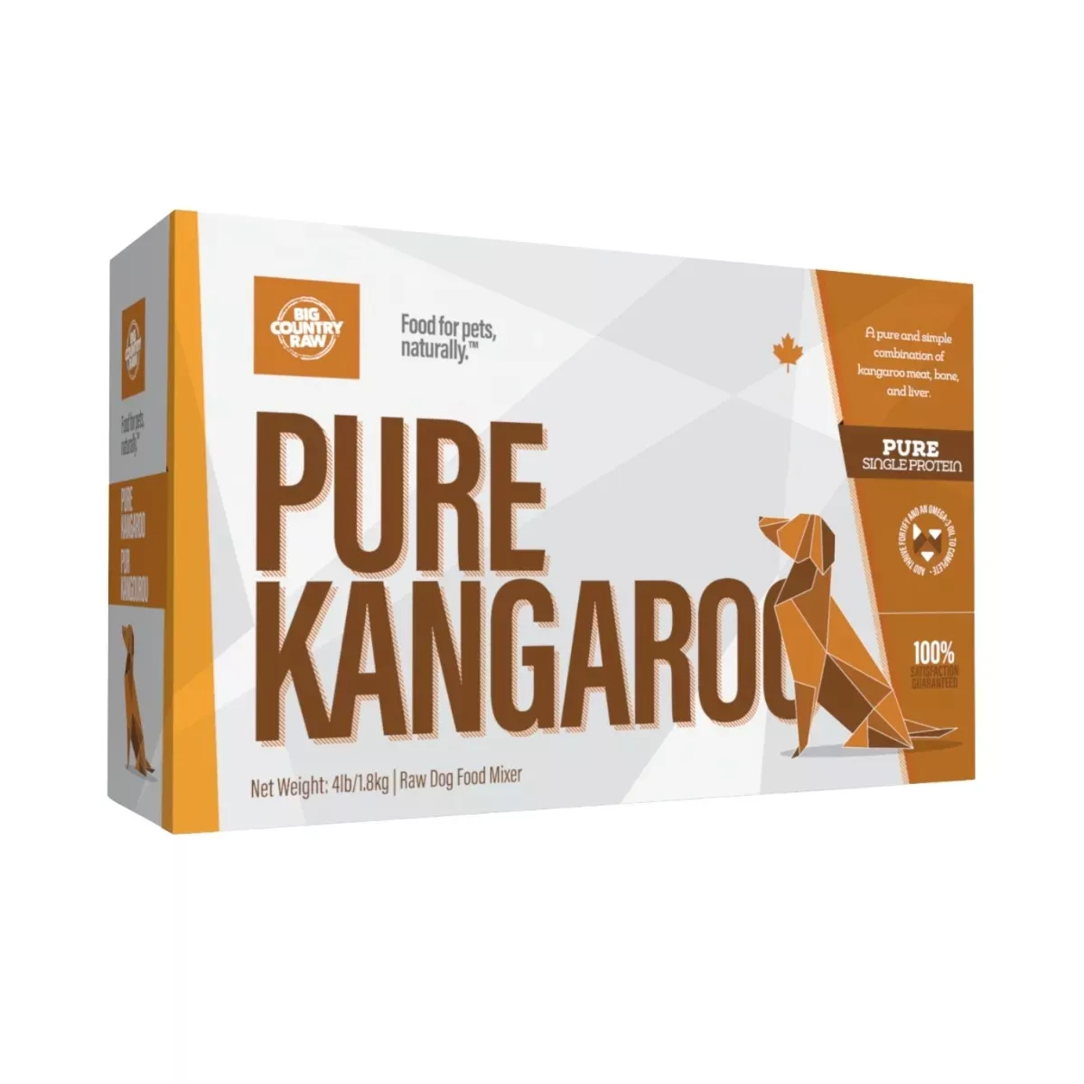 Big Country Raw Pure Carton for Dogs - Kangaroo