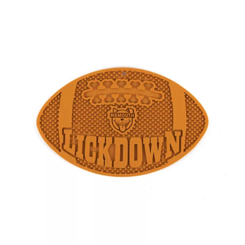 BigMouth Inc Football Lick Mat with Suction Cups