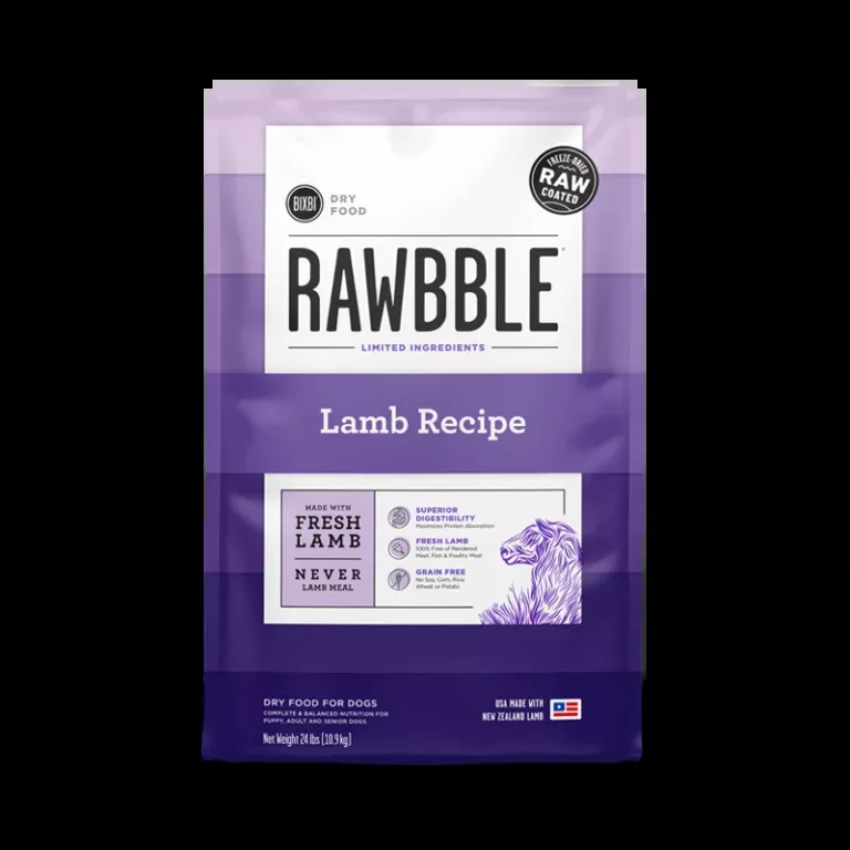 Bixbi Pet Rawbble Dry Food for Dogs – Lamb Recipe