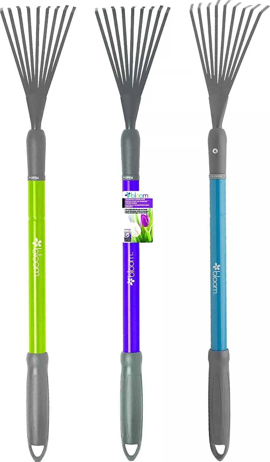 Bloom Adjustable Telescopic Shrub Rake