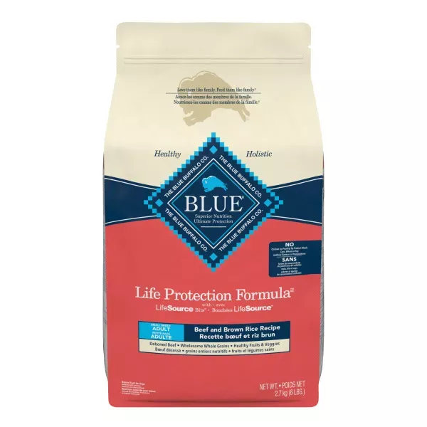 BLUE Beef & Brown Rice Small Breed Adult Dog Food