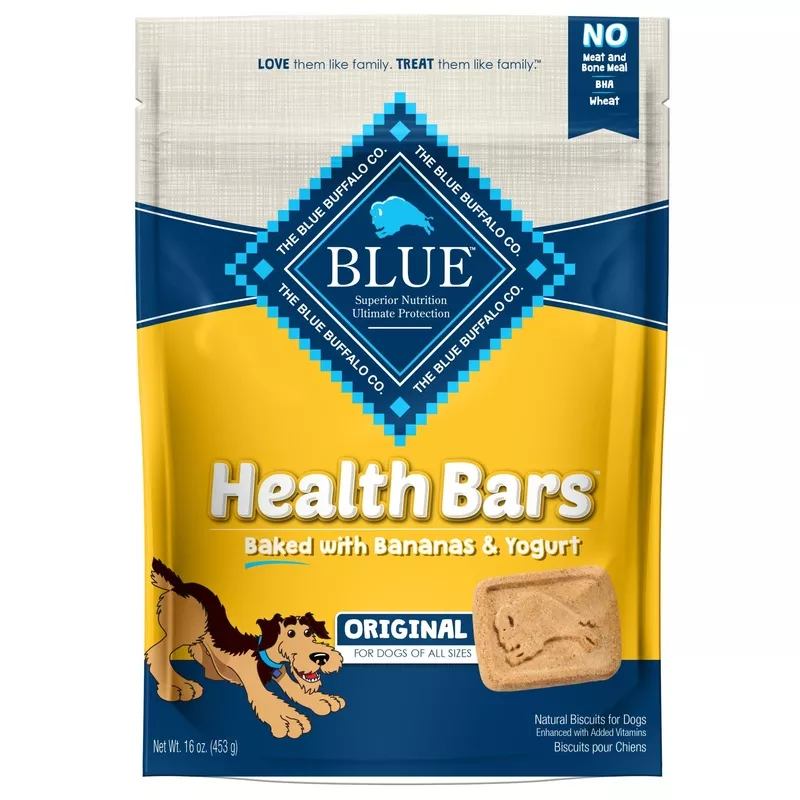 Blue Buffalo Health Bar Banana & Yogurt Dog Treats – 16oz