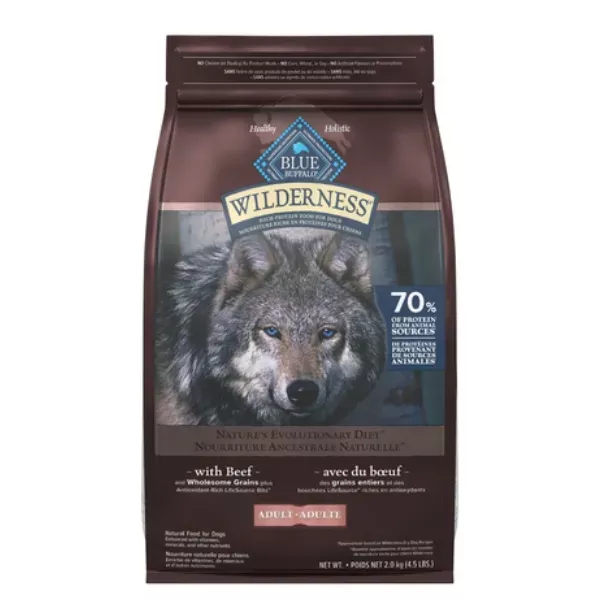 BLUE Wilderness Beef With Grains Adult Dog Food