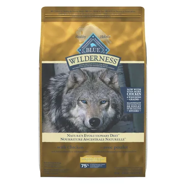 BLUE Wilderness Chicken With Grains Healthy Weight Dog Food