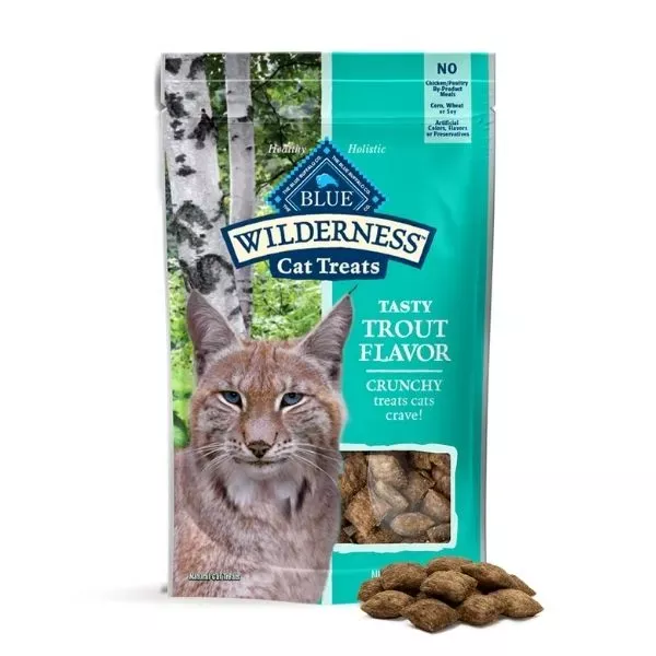 Blue Wilderness Crunchy Cat Treats - Trout Flavour