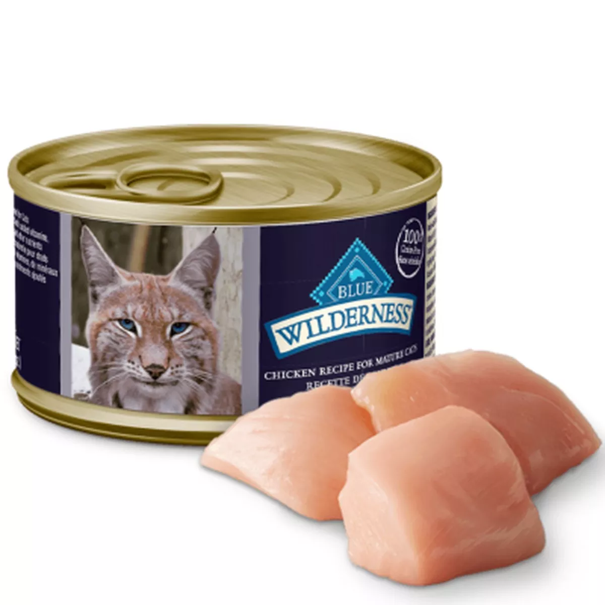 Blue Wilderness Grain Free Chicken Canned Mature Cat Food
