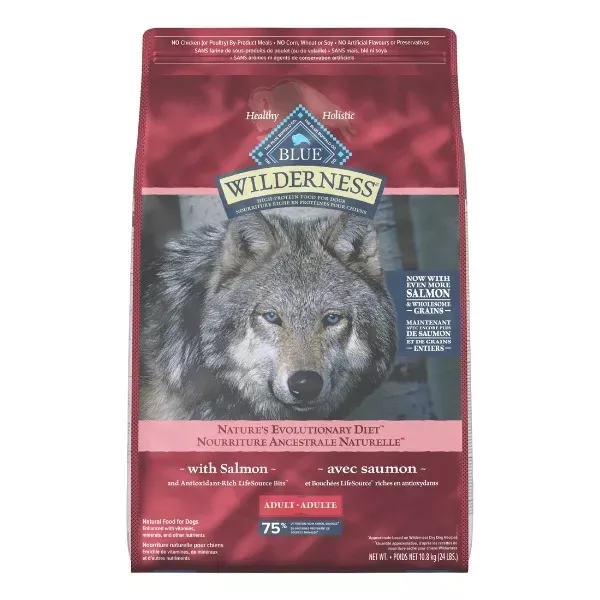 BLUE Wilderness Salmon With Grains Adult Dog Food