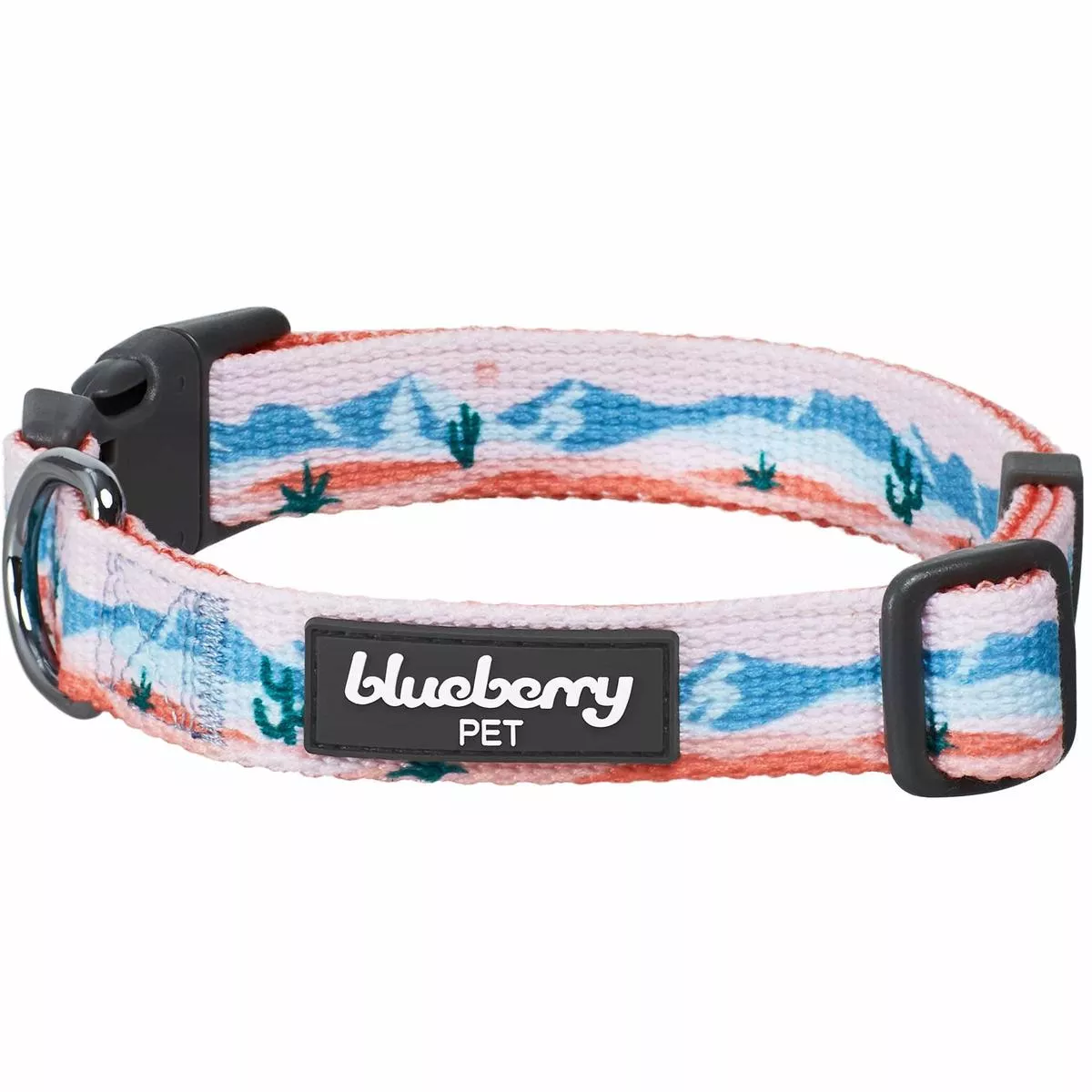 Blueberry Pet Jackelyn Ho Dog Collar Tropical Summer Print