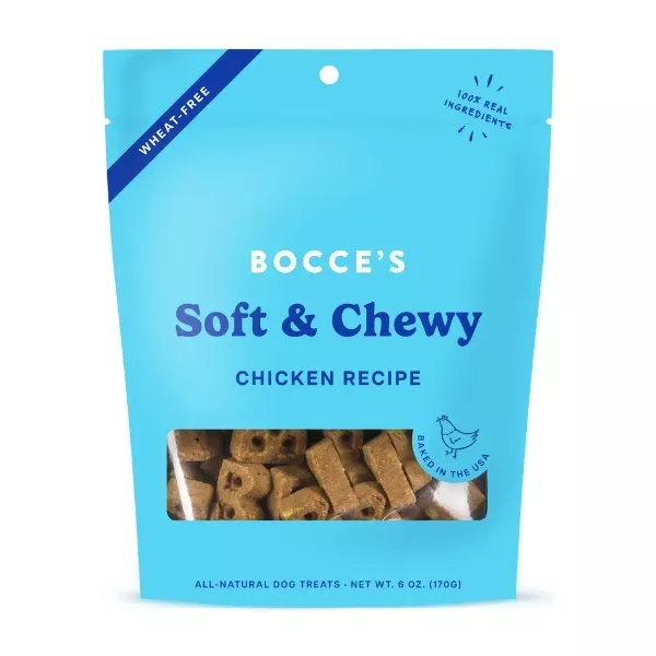 Bocce's Bakery Chicken Recipe Soft & Chewy Dog Treats