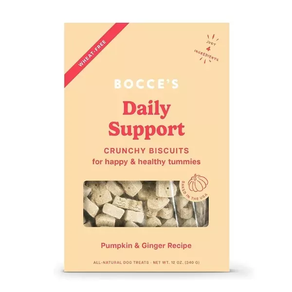 Bocce's Bakery Daily Support Belly Dog Treats - Pumpkin & Ginger Recipe