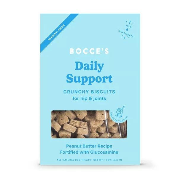 Bocce's Bakery Daily Support Hip Dog Treats - Peanut Butter Recipe