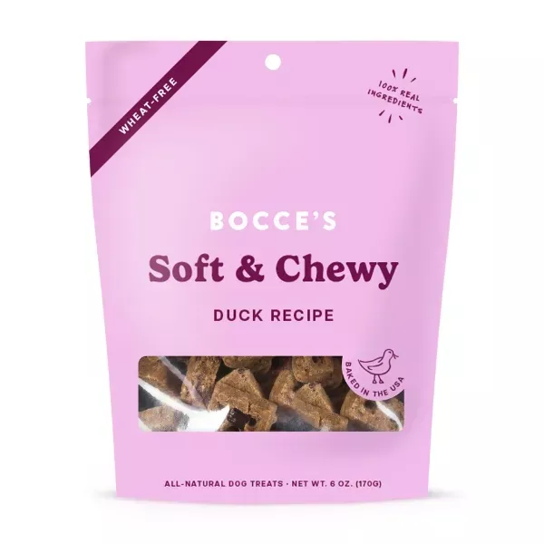 Bocce's Bakery Duck Recipe Soft & Chewy Dog Treats