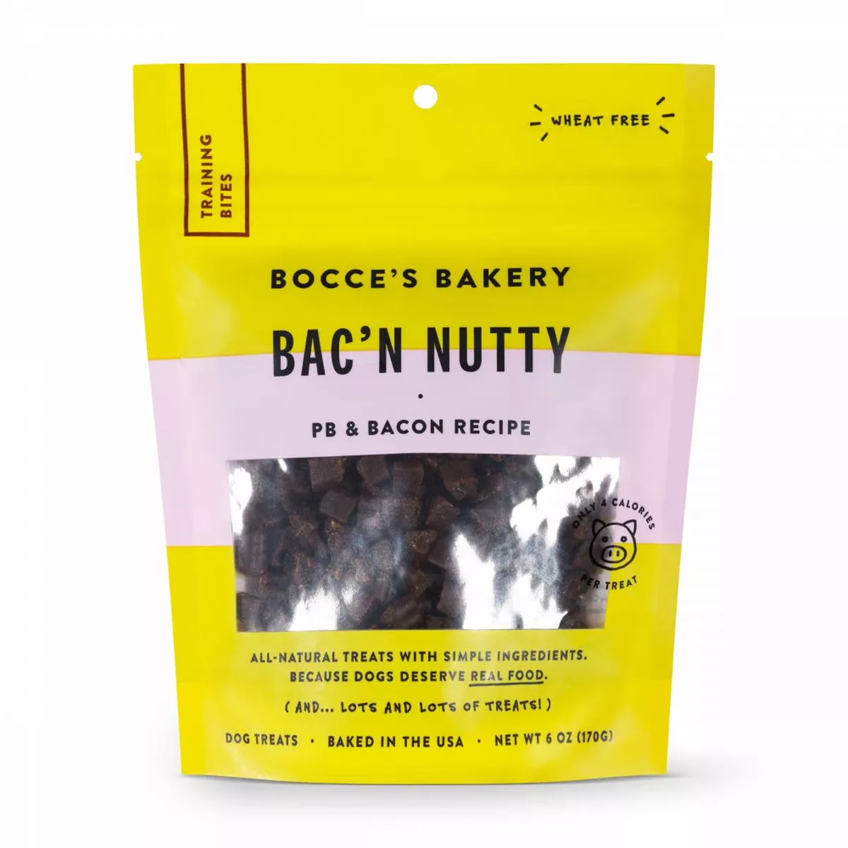 Bocce's Bakery Every Day Bac'n Nutty Training Bites Dog Treats