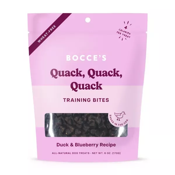 Bocce's Bakery Quack, Quack, Quack Training Bites for Dogs