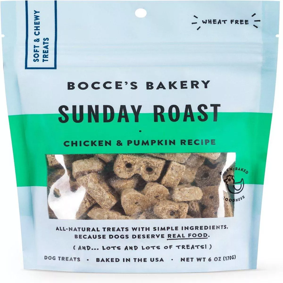 Bocce's Bakery Sunday Roast Soft & Chewy Dog Treats
