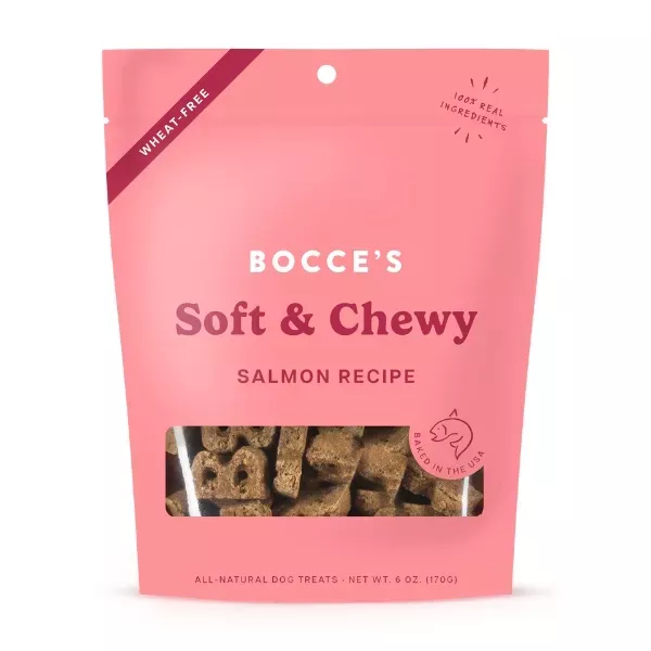 Bocce's Salmon Recipe Soft & Chewy Dog Treats