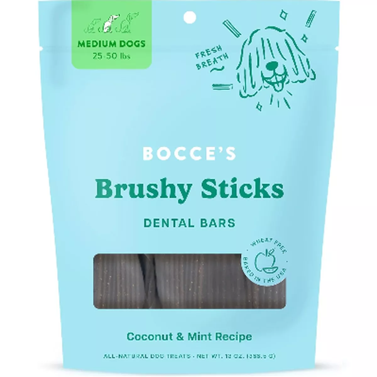 Bocces Bakery Brushy Sticks Dog Dental Bars
