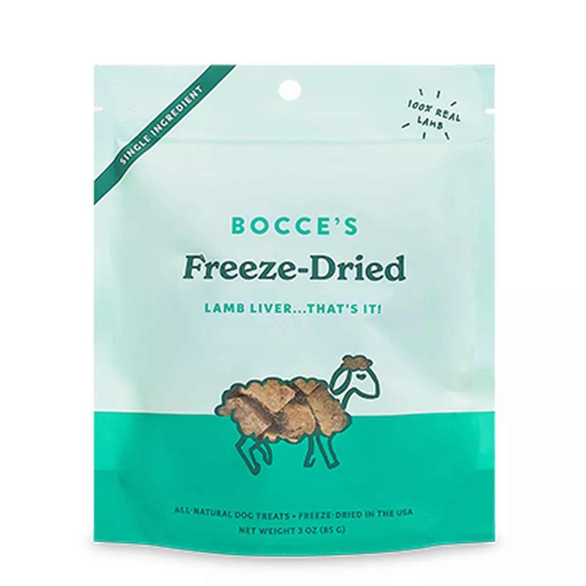 Bocces Bakery Freeze-Dried Lamb Liver Dog Treats