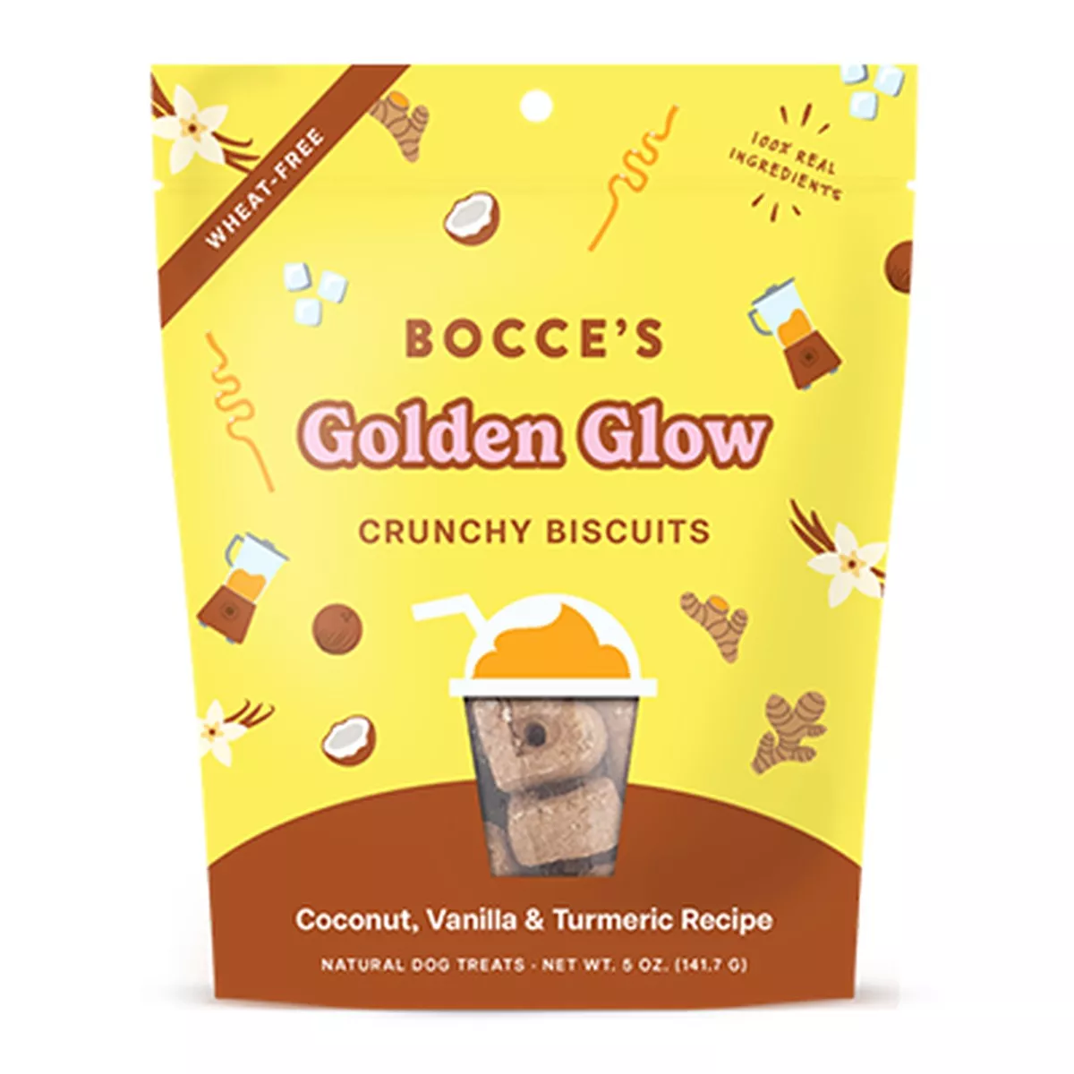 Bocces Bakery Golden Glow Crunchy Dog Treats
