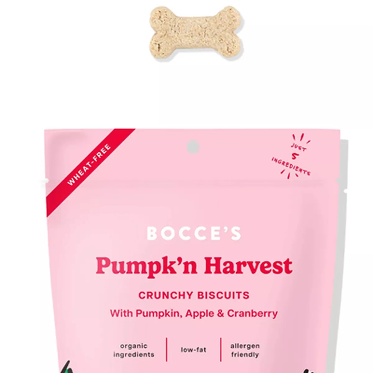 Bocces Bakery Pumpkn Harvest Crunchy Dog Biscuits