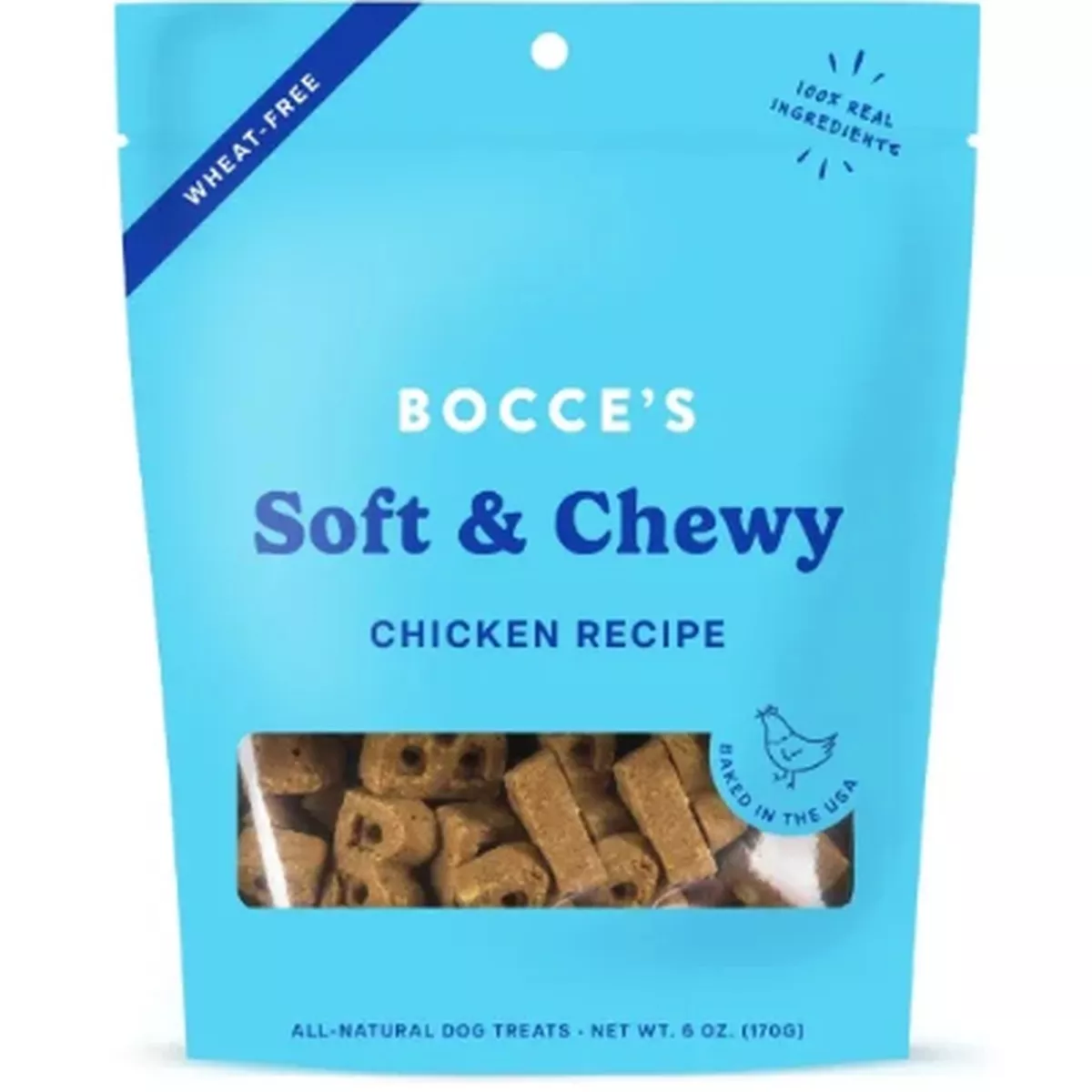 Bocces Bakery Soft & Chewy Chicken Dog Treats