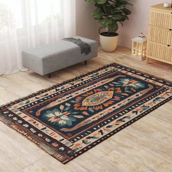 Boho Rabbit Mat