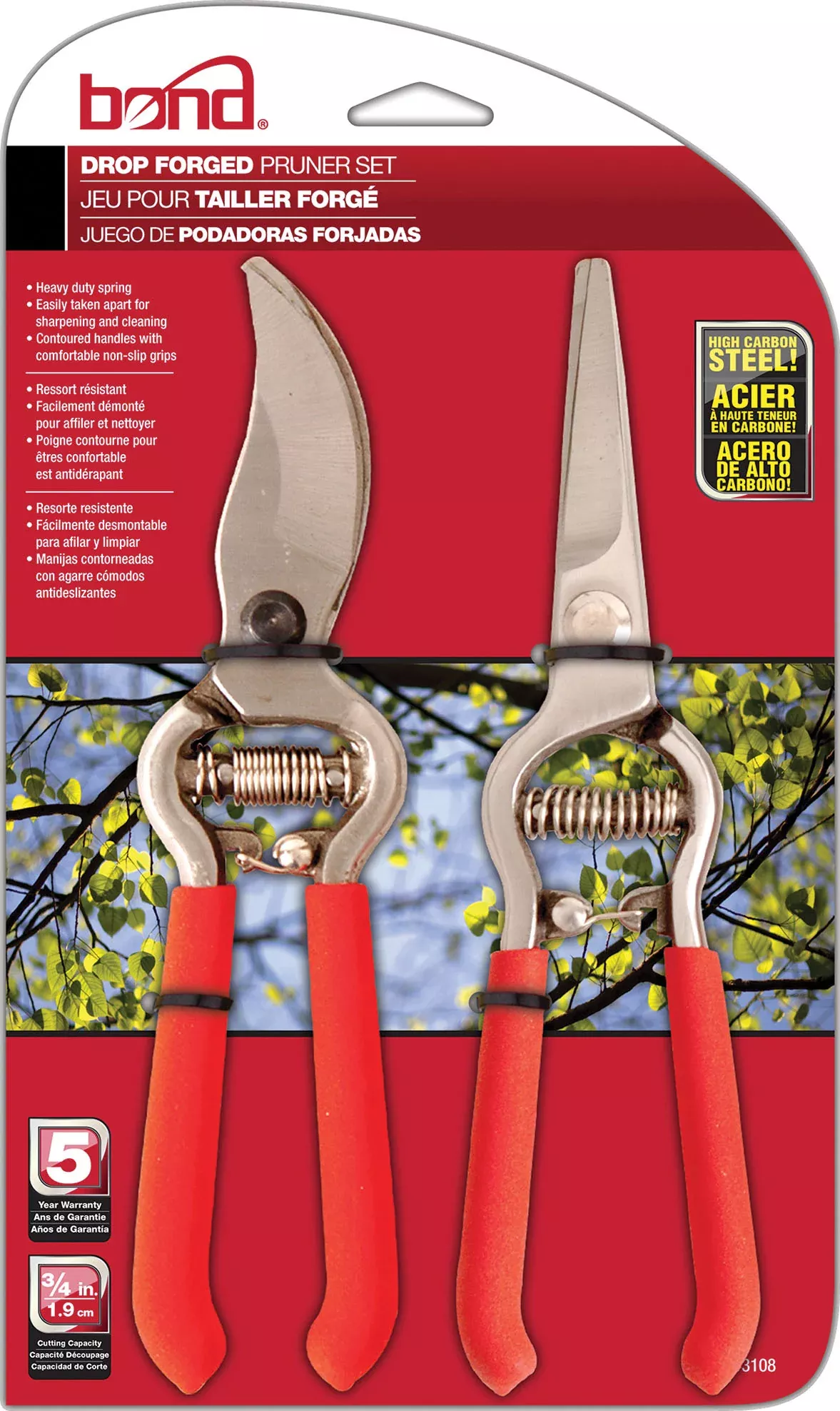 Bond Drop Forged Pruner Set