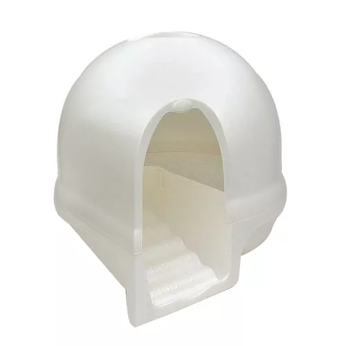 Booda Pet, Booda Dome Cleanstep Cat Litter Box, Pearl White, 1 Each/Large