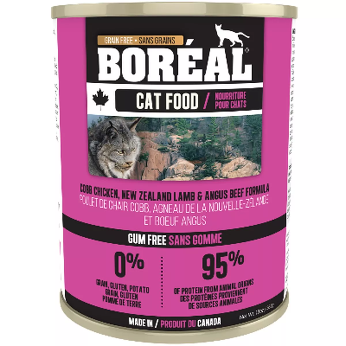 Boreal Cobb Chicken, New Zealand Lamb, and Angus Beef Grain Free Canned Cat Food