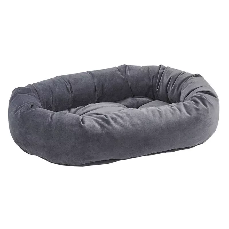 Bowsers Amethyst Microvelvet Donut Dog Bed