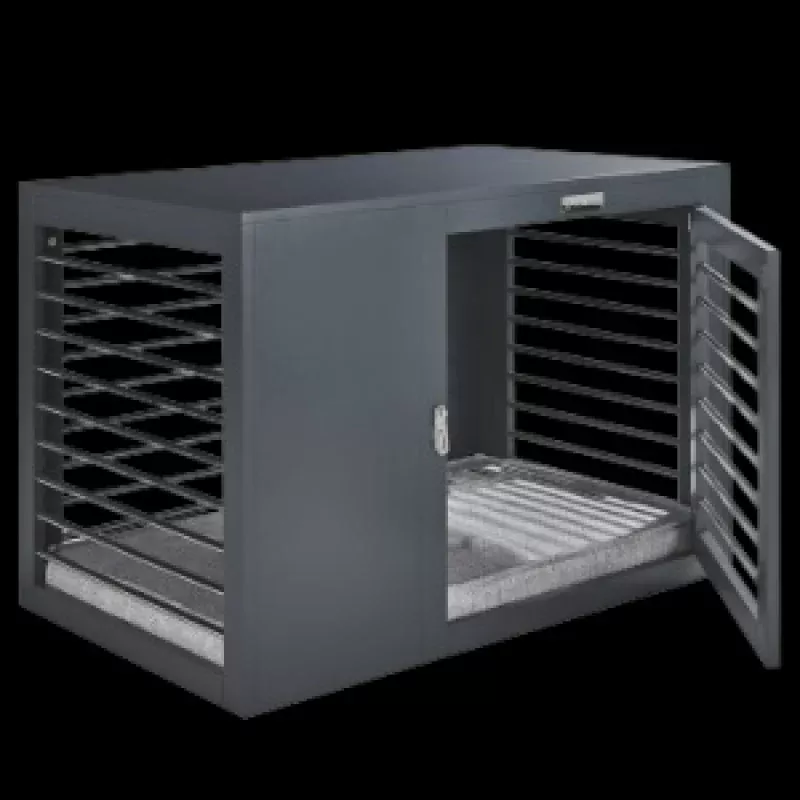 Bowsers Moderno Pet Crate Grey