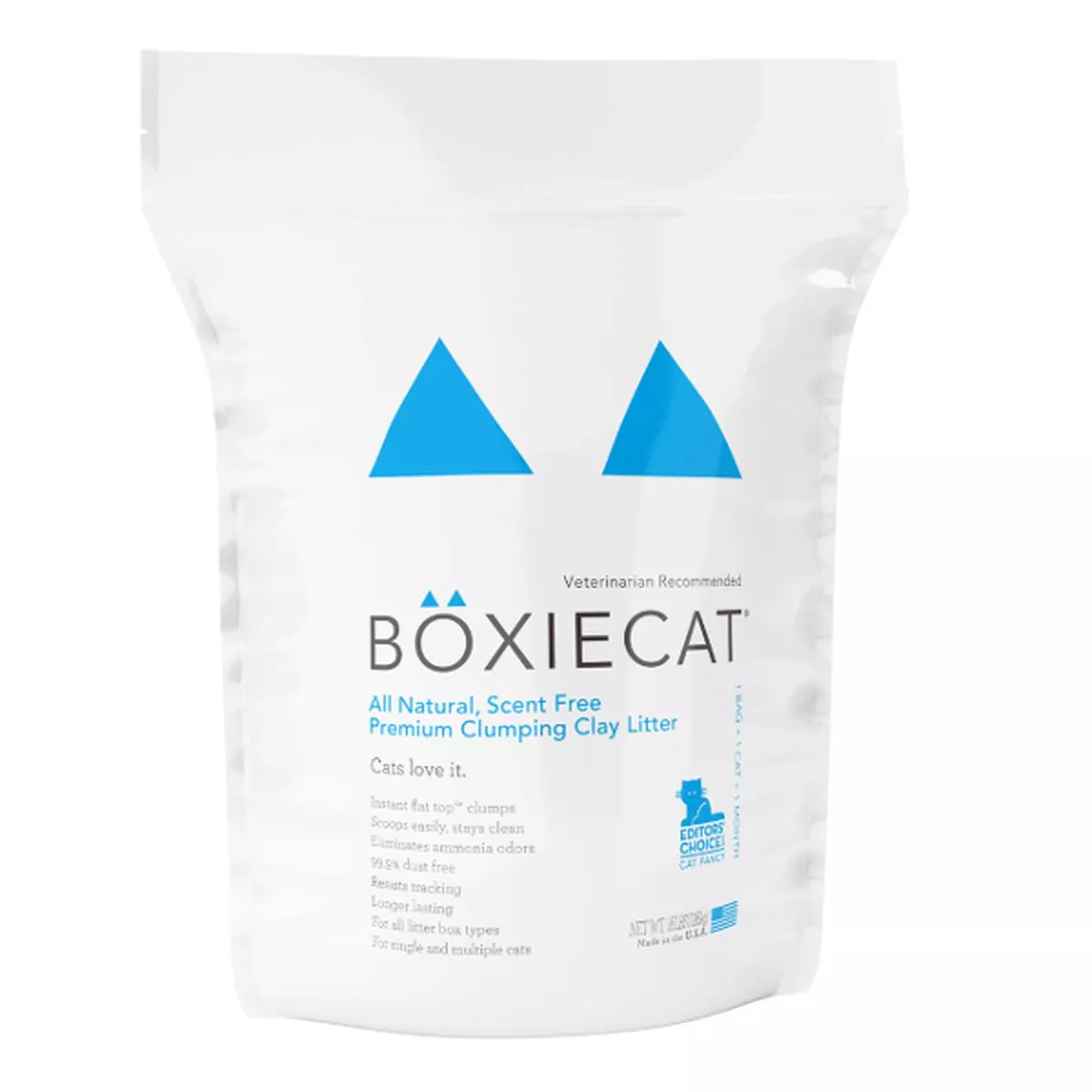 Boxiecat Scent Free Premium Clumping Clay Cat Litter