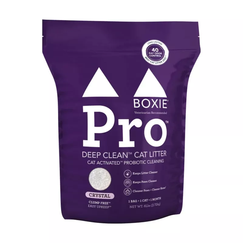 Boxiecat Self-Cleaning Probiotic Crystal Non-Clumping Litter