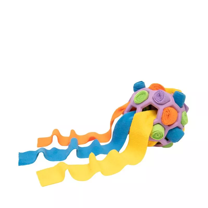 Brookbrand Purple & Yellow Snuffle Ball