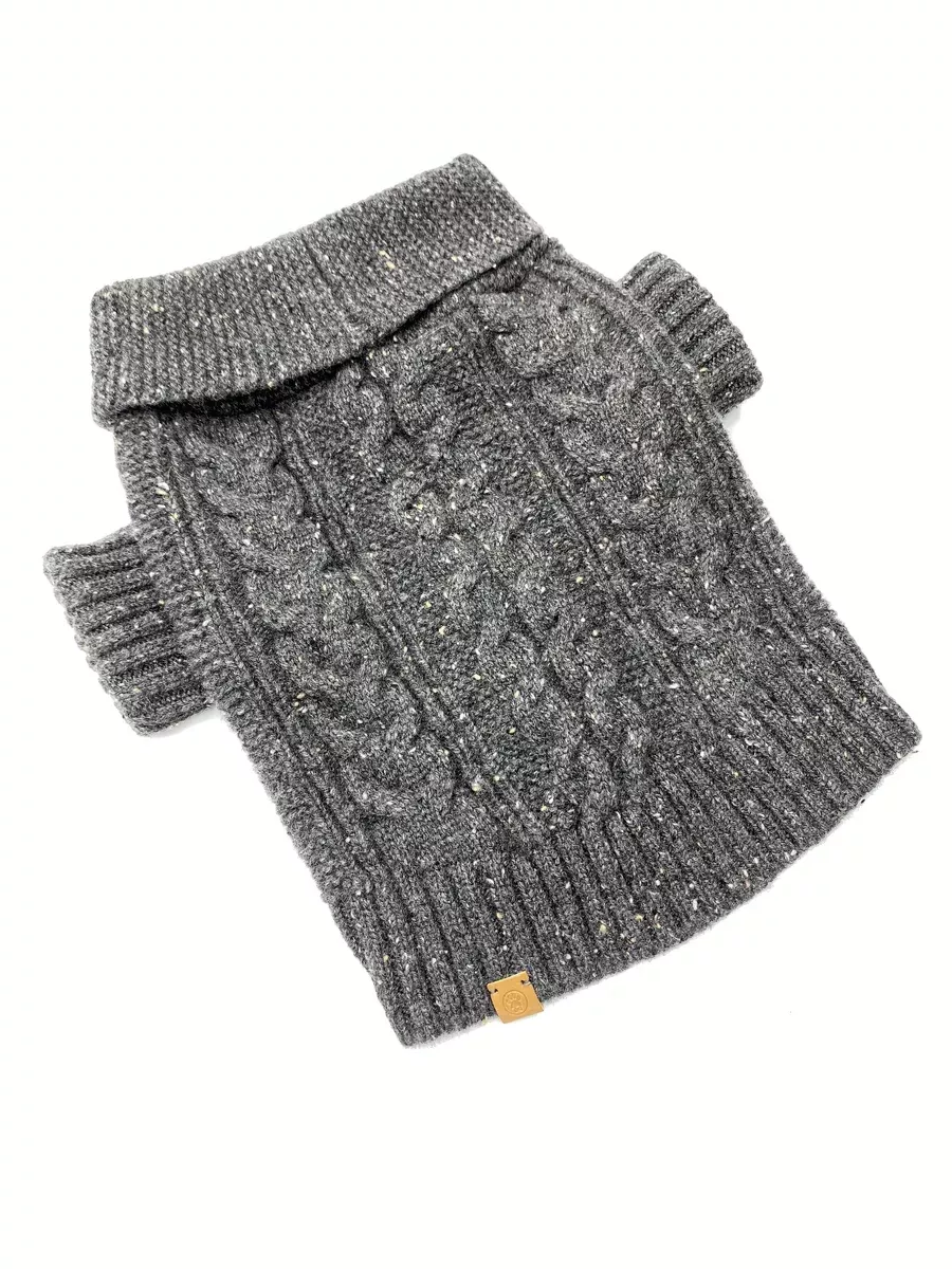 Brooklyn Cashmere Cardigan, Charcoal