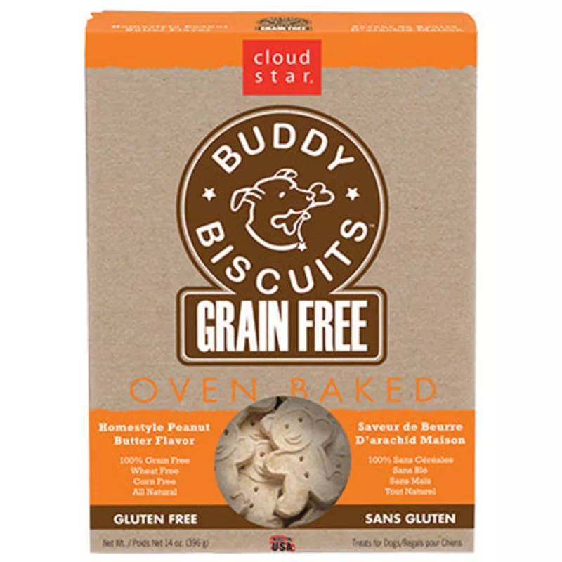Buddy Biscuit Crunchy GF Peanut Butter 14oz