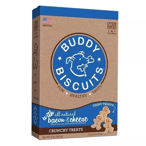 Buddy Biscuits Teeny Crunchy Treats - Bacon & Cheese