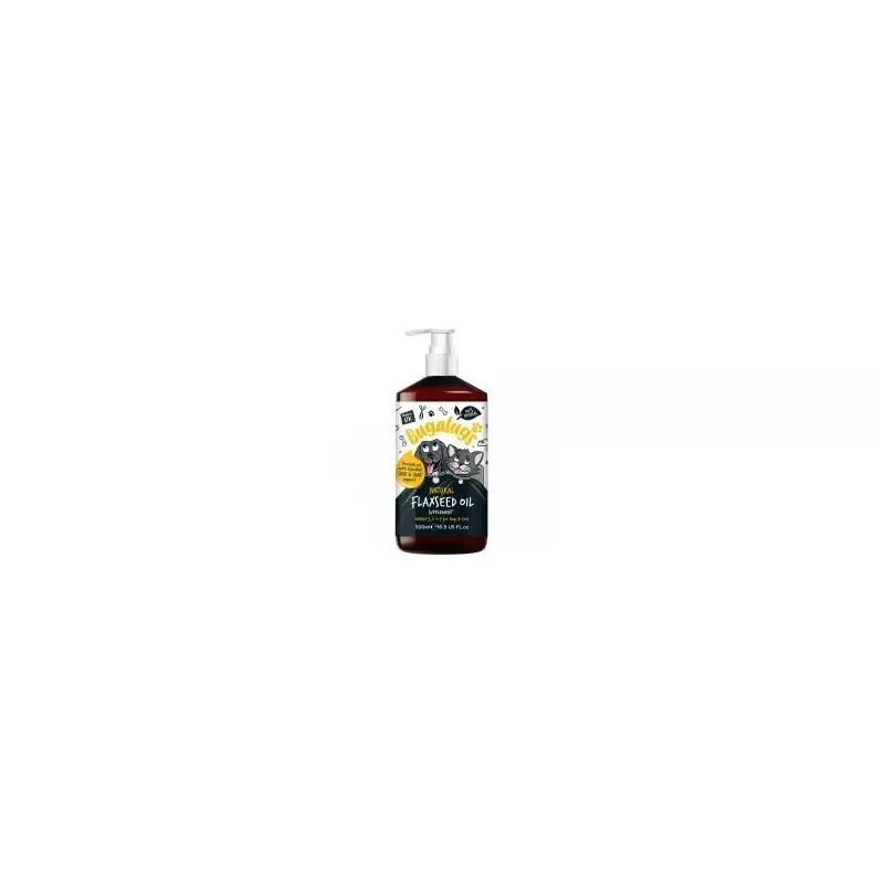 Bugalugs Flaxseed Oil - 500ml with pump