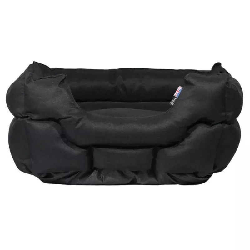 Bunty Woodland Waterproof Dog Bed Black Medium 64cm x 48cm