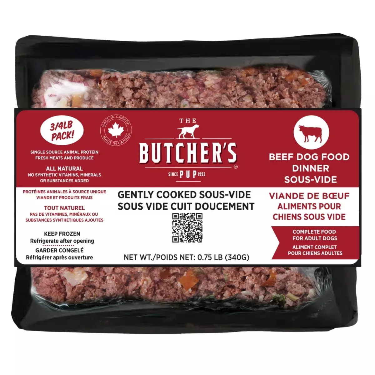 The Butcher's Pup Frozen Dinner for Dogs - Beef