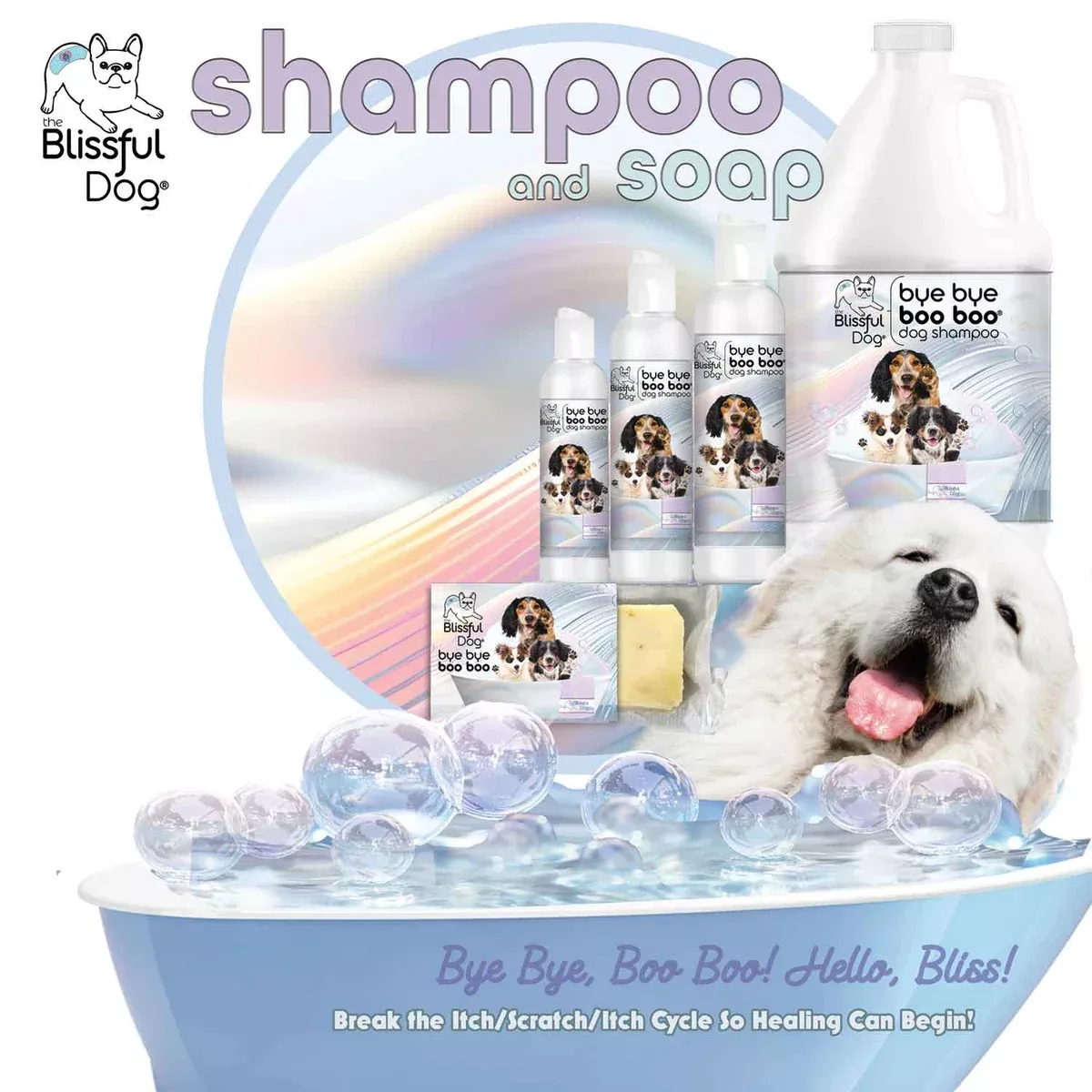 Bye Bye Boo Boo™ Dog Shampoo & Bar Soap
