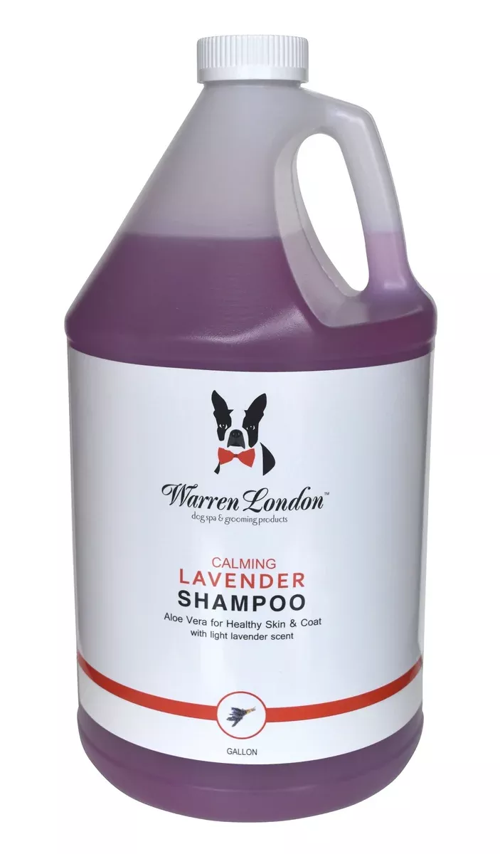 Calming Lavender Dog Shampoo w/Aloe Vera & Essential Oils - Professional Size