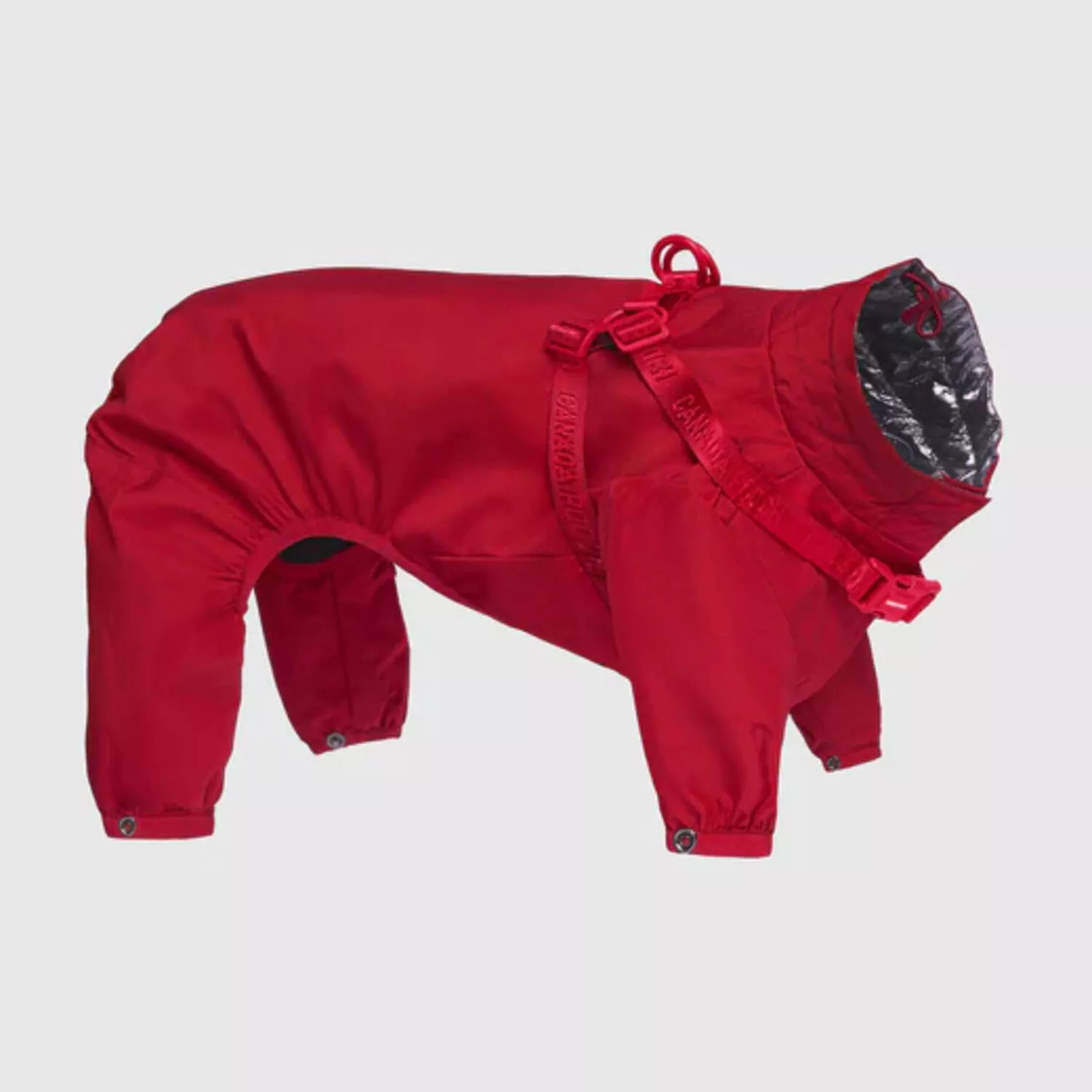 Canada Pooch, Harness Snowsuit - Red